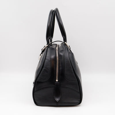 Montaigne Bowling Bag GM Black Epi Leather
