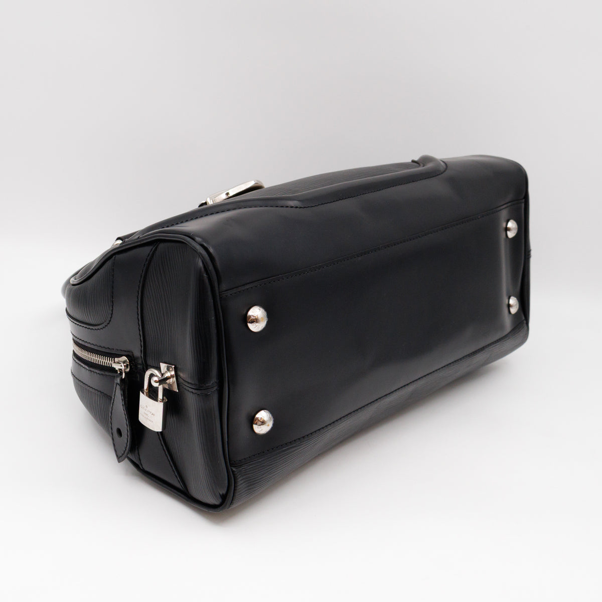 Montaigne Bowling Bag GM Black Epi Leather