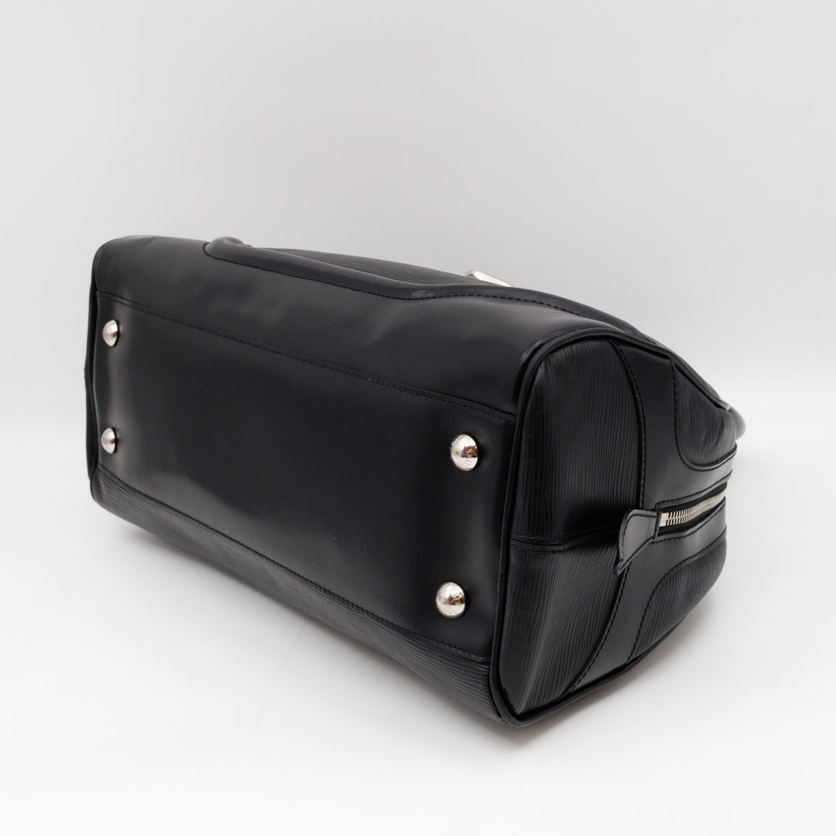 Montaigne Bowling Bag GM Black Epi Leather