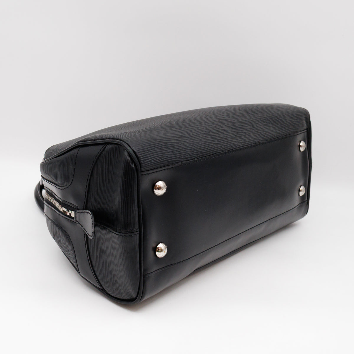 Montaigne Bowling Bag GM Black Epi Leather