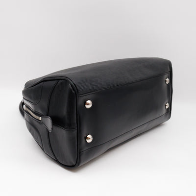 Montaigne Bowling Bag GM Black Epi Leather