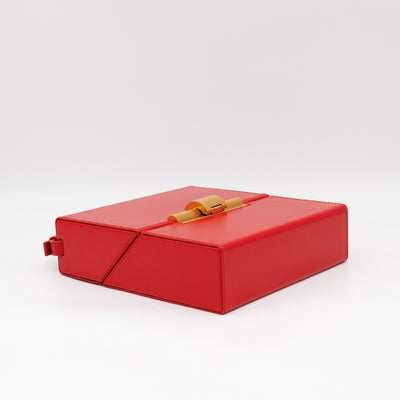 Daisey Crossbody Bag Red Calfskin Leather