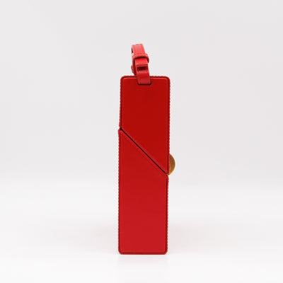 Daisey Crossbody Bag Red Calfskin Leather