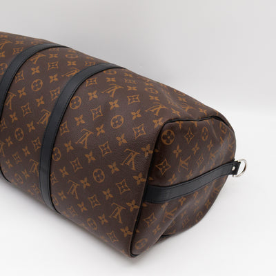 Keepall 45 Bandouliere Monogram Macassar