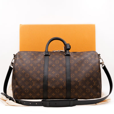 Keepall 45 Bandouliere Monogram Macassar