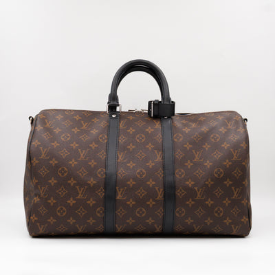Keepall 45 Bandouliere Monogram Macassar