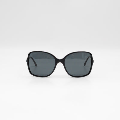 Square Sunglasses With Chanel Chain