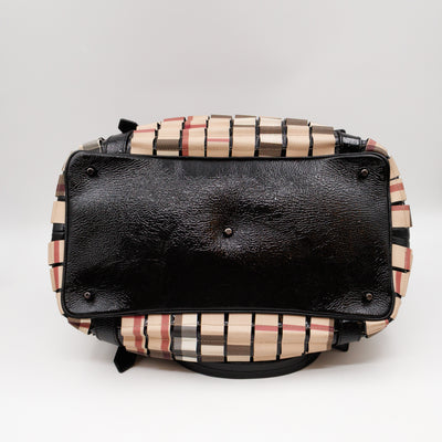 Lowry Ruffled Tote Bag Supernova Check
