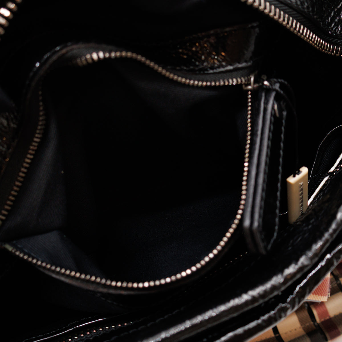 Lowry Ruffled Tote Bag Supernova Check