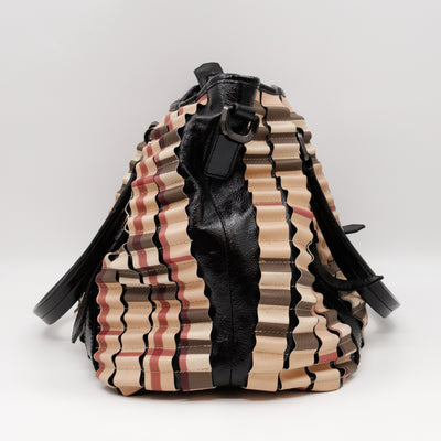 Lowry Ruffled Tote Bag Supernova Check