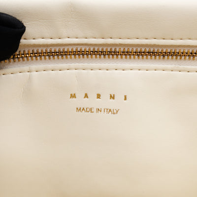 Prisma Large Shoulder Bag White Leather