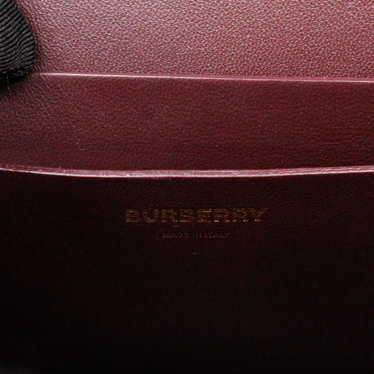 Grace Small Flap Bag Burgundy Leather