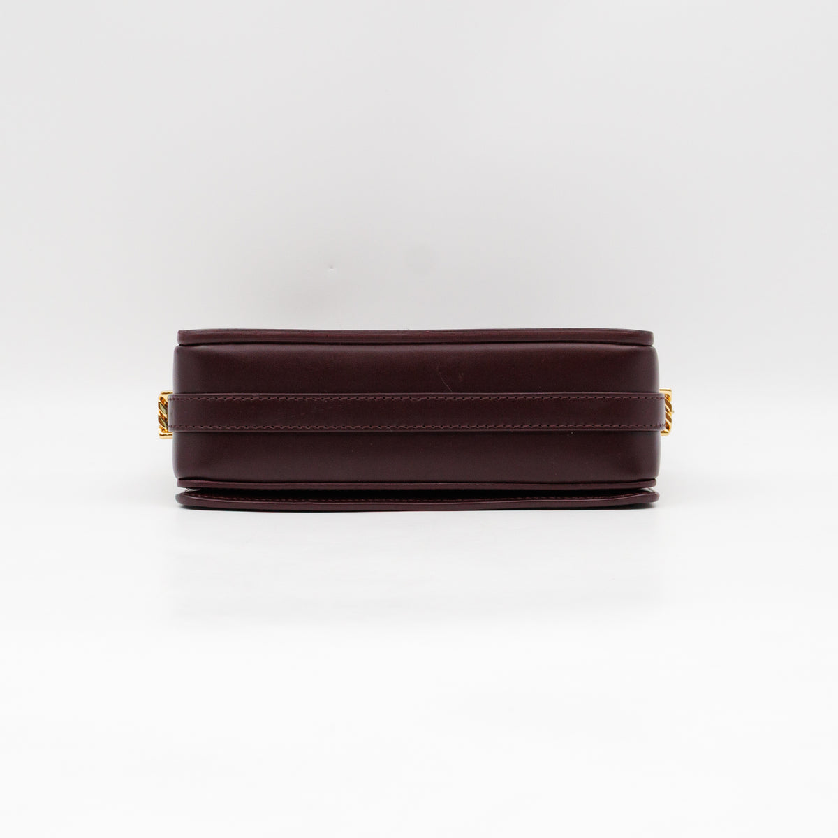 Grace Small Flap Bag Burgundy Leather