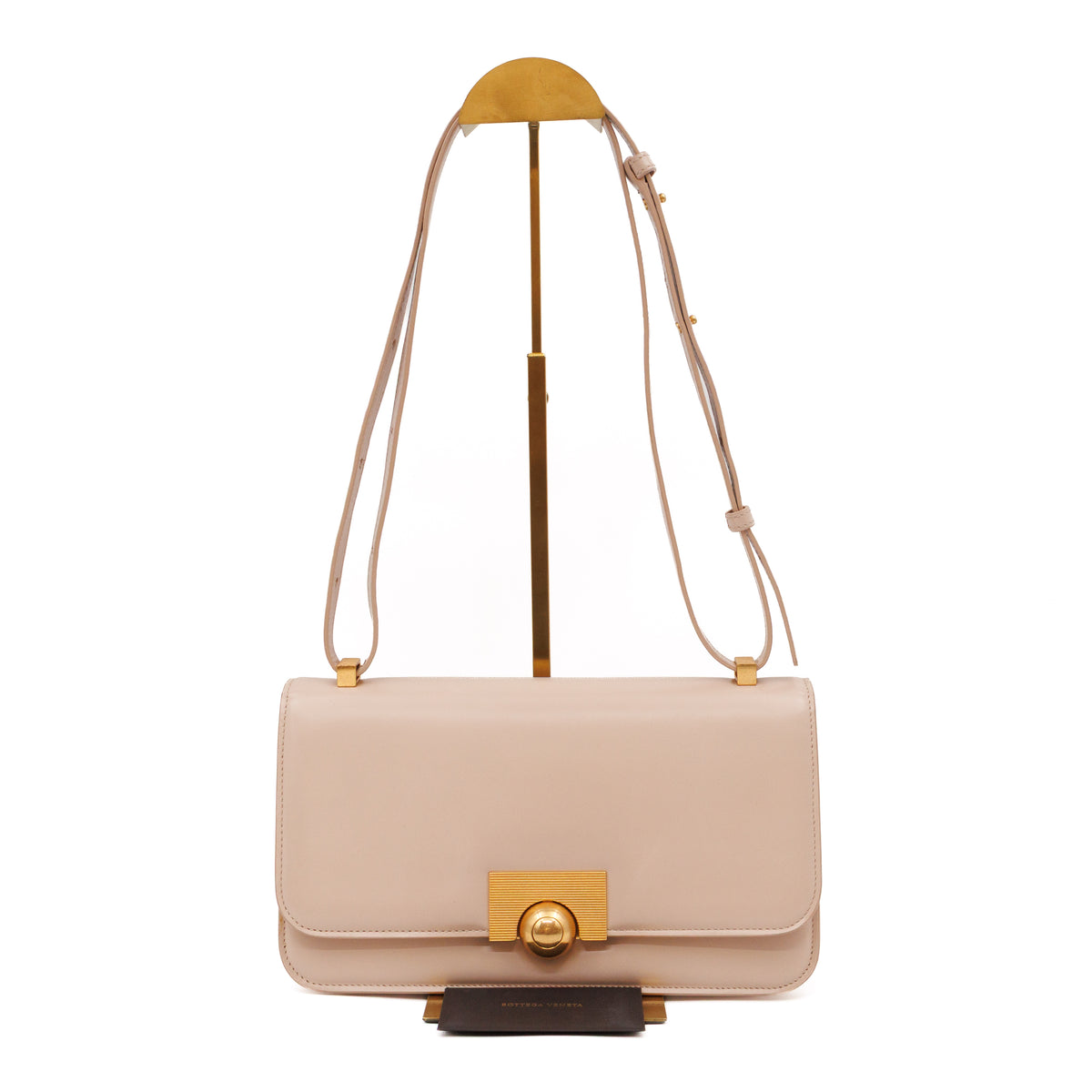 Classic Small Ronde Bag Beige Spazzolato Calfskin Leather