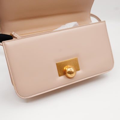 Classic Small Ronde Bag Beige Spazzolato Calfskin Leather