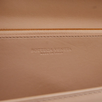 Classic Small Ronde Bag Beige Spazzolato Calfskin Leather