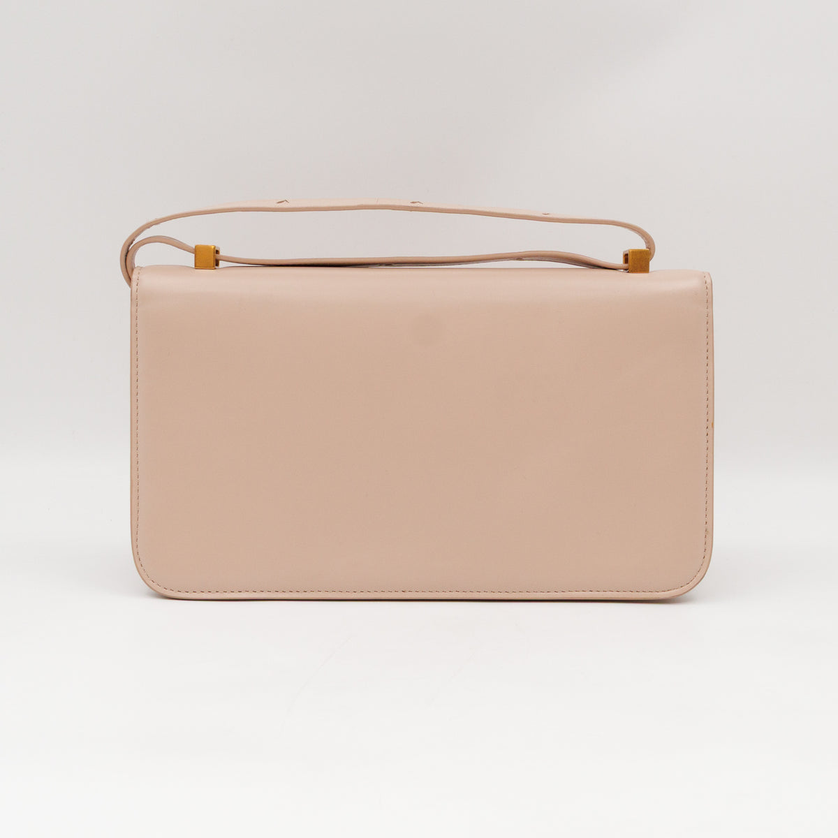 Classic Small Ronde Bag Beige Spazzolato Calfskin Leather