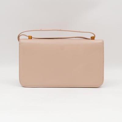 Classic Small Ronde Bag Beige Spazzolato Calfskin Leather