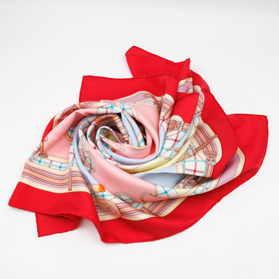 Silk Scarf 90 Camails Multicolor