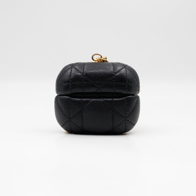 Airpods Pro Case Cannage Caro Black Leather