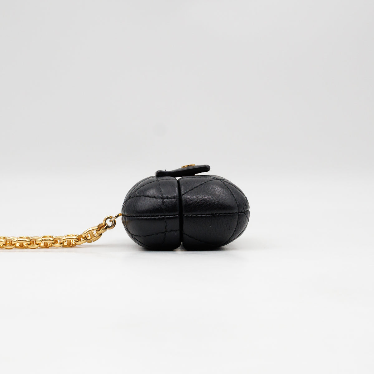 Airpods Pro Case Cannage Caro Black Leather
