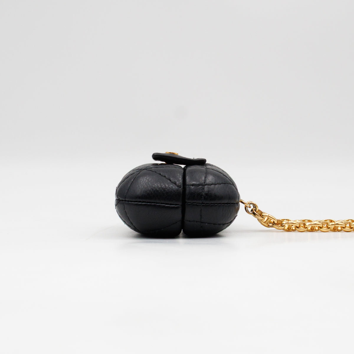 Airpods Pro Case Cannage Caro Black Leather