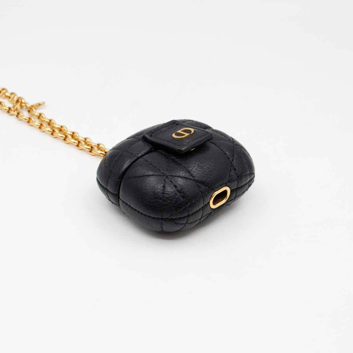 Airpods Pro Case Cannage Caro Black Leather