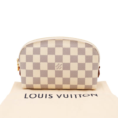 Cosmetic Pouch PM Damier Azur