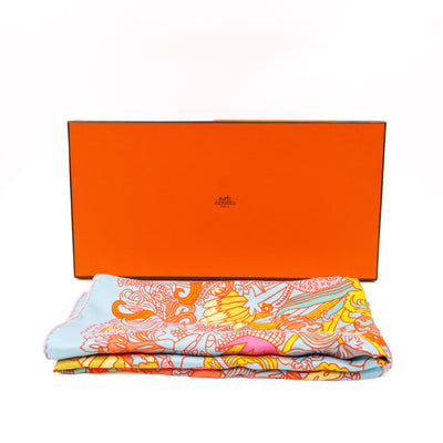 Silk Scarf 90 Cache Cache Fleuri