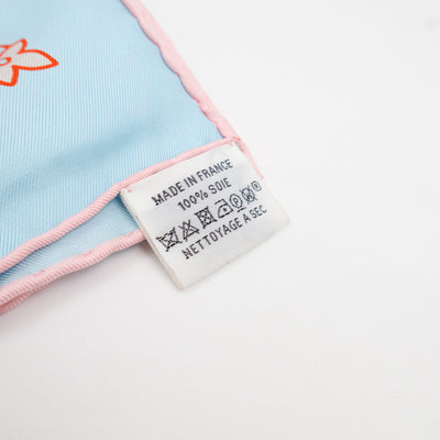Silk Scarf 90 Cache Cache Fleuri