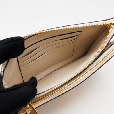 Blondie Mini Snap Crossbody Bag White Leather