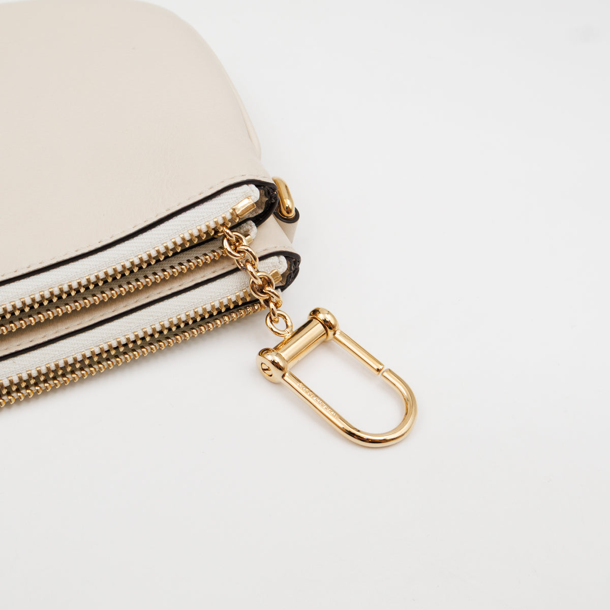 Blondie Mini Snap Crossbody Bag White Leather