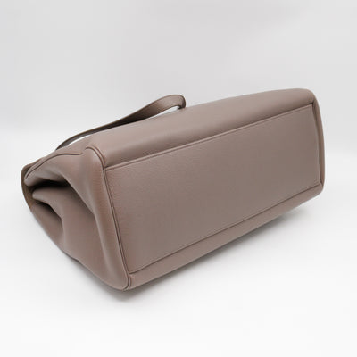 Sac 16 Soft Grey Grained Calfskin
