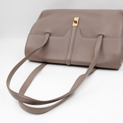 Sac 16 Soft Grey Grained Calfskin