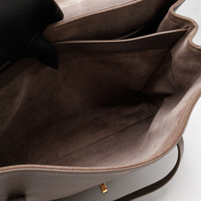 Sac 16 Soft Grey Grained Calfskin