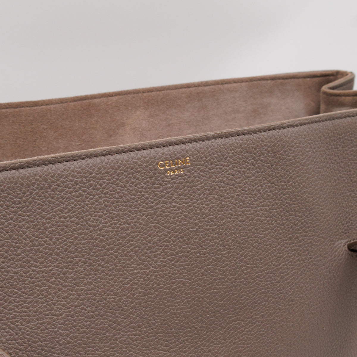 Sac 16 Soft Grey Grained Calfskin
