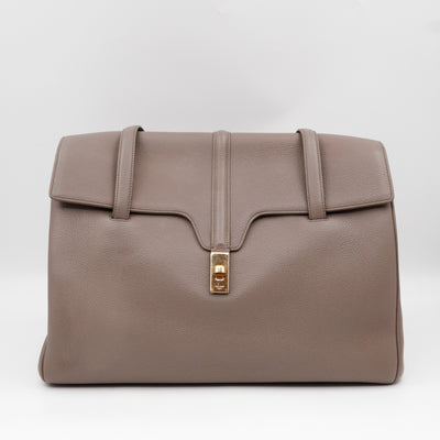 Sac 16 Soft Grey Grained Calfskin