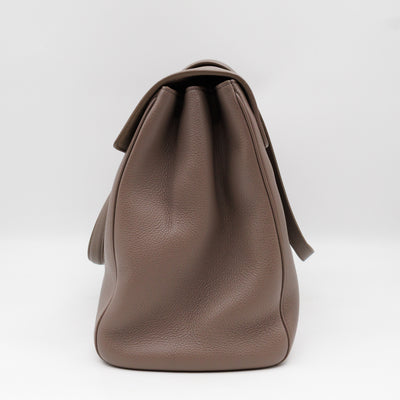 Sac 16 Soft Grey Grained Calfskin