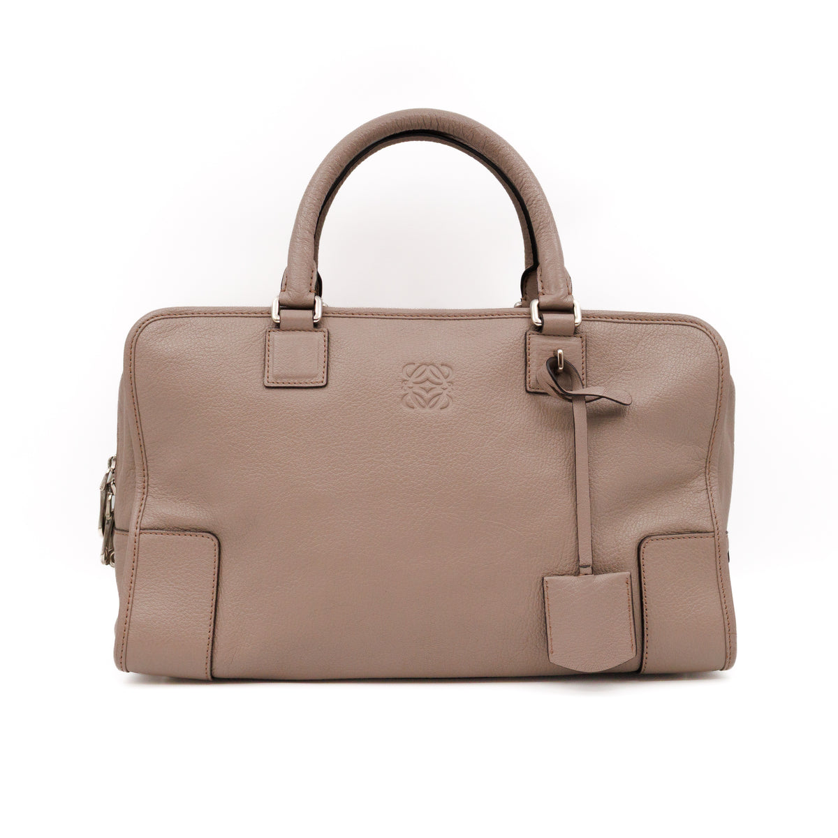 Amazona 36 Handbag Taupe Leather