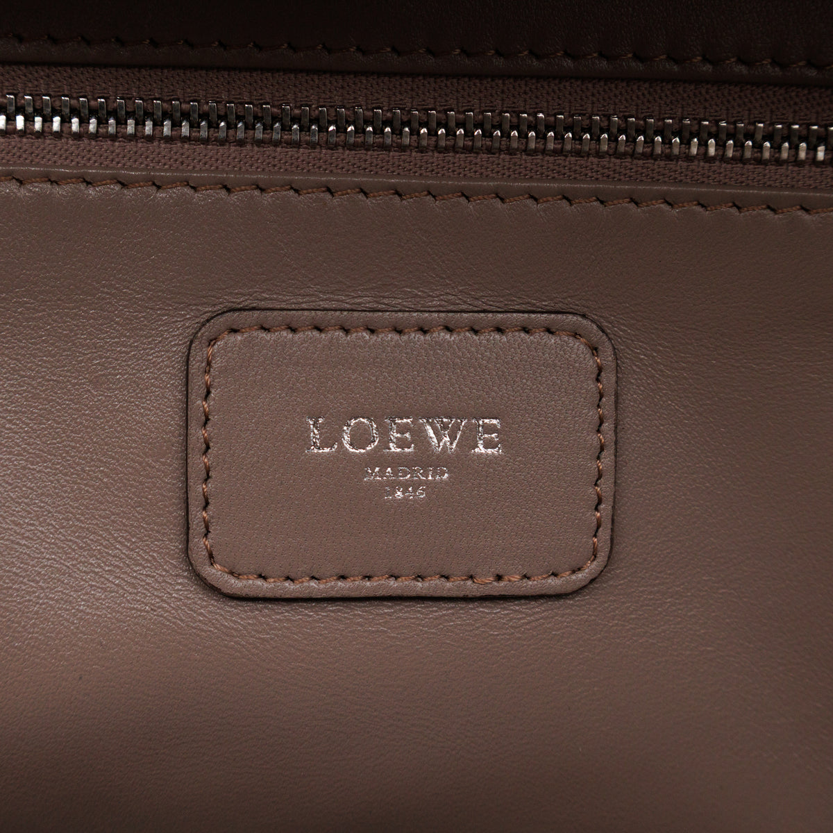 Amazona 36 Handbag Taupe Leather