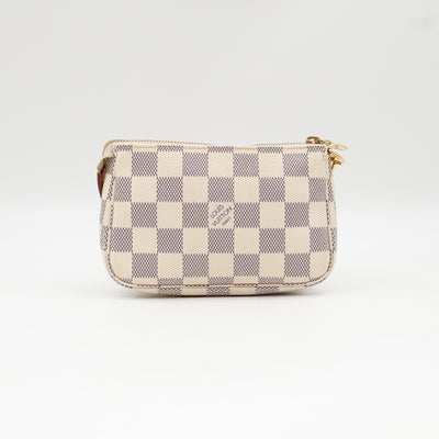 Mini Pochette Accessoires Damier Azur