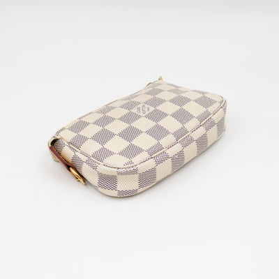 Mini Pochette Accessoires Damier Azur