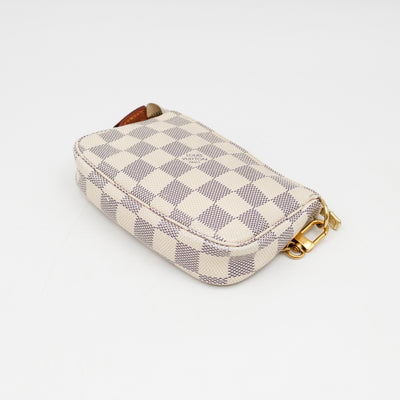 Mini Pochette Accessoires Damier Azur