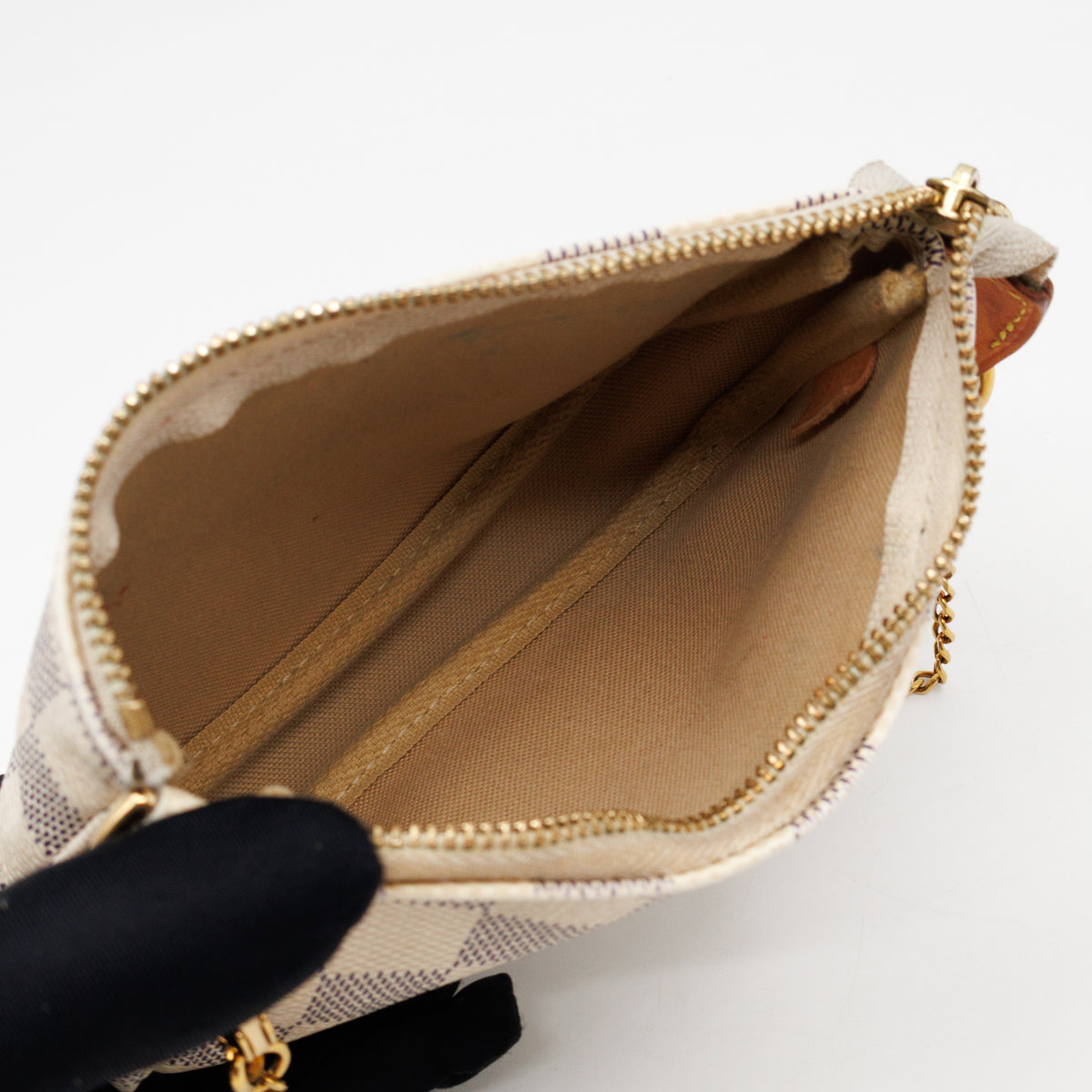 Mini Pochette Accessoires Damier Azur