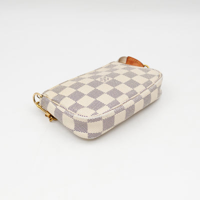 Mini Pochette Accessoires Damier Azur