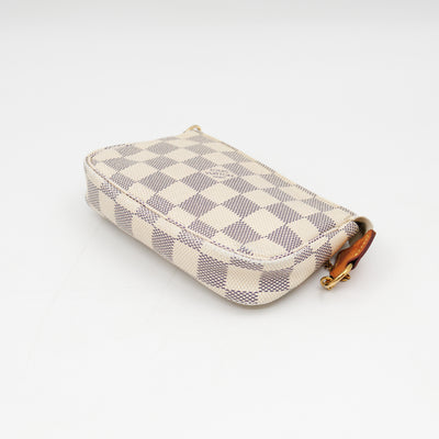 Mini Pochette Accessoires Damier Azur