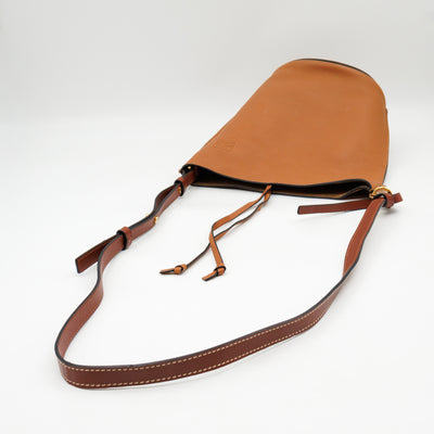 Gate Bucket Bag Caramel Calfskin Leather