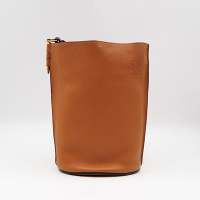 Gate Bucket Bag Caramel Calfskin Leather