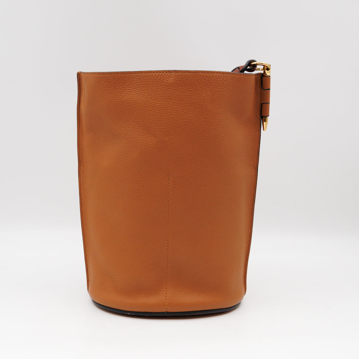Gate Bucket Bag Caramel Calfskin Leather