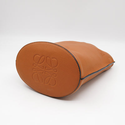 Gate Bucket Bag Caramel Calfskin Leather